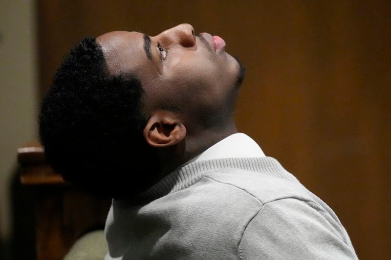 Defendant Justin Johnson, accused of killing rapper Young Dolph, appears in court during his trial, Tuesday, Sept. 24, 2024, in Memphis, Tenn. (AP Photo/George Walker IV, Pool)