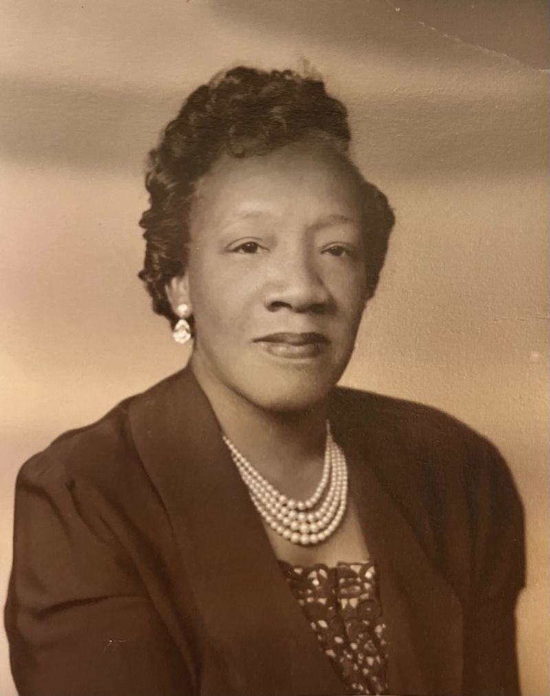 Alberta Williams King, born in 1904, was the daughter of the pastor of Ebenezer Baptist Church from 1893 until 1931. In 1926 she married the Rev. Martin Luther King Sr. (Copyright Estate of Christine King Farris)