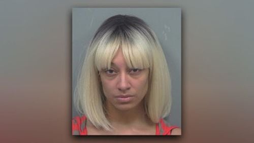 A mug shot of Devin Moon after her arrest in the death of her 3-year-old daughter from malnutrition. She made a court appearance Friday on murder charges.