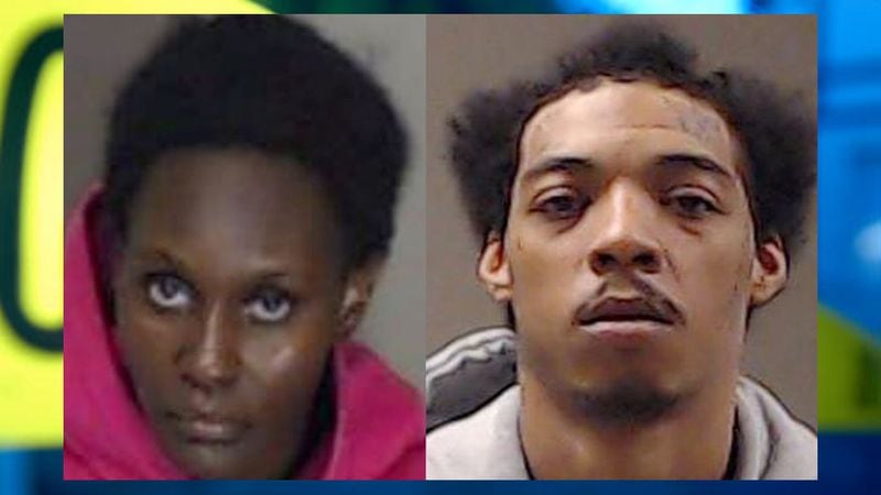 Malisha Sasfras (left) was convicted of felony murder, cruelty to children and aggravated battery. Javonte Harris has been indicted on charges of murder and cruelty to children. 