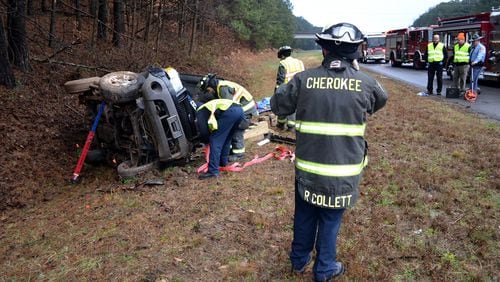 Georgia State Patrol are investigating a fatal accident that temporarily blocked all I-575 southbound lanes Tuesday morning, authorities say.