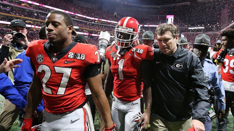 Nick Chubb, Sony Michel say they'll be back for senior year at UGA