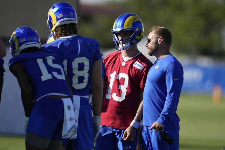 Los Angeles Rams quarterback Stetson Bennett's first press conference