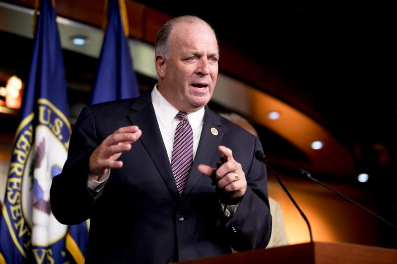 FILE - Rep. Dan Kildee, D-Mich., speaks at a news conference on Capitol Hill in Washington, July 24, 2020. (AP Photo/Andrew Harnik, File)