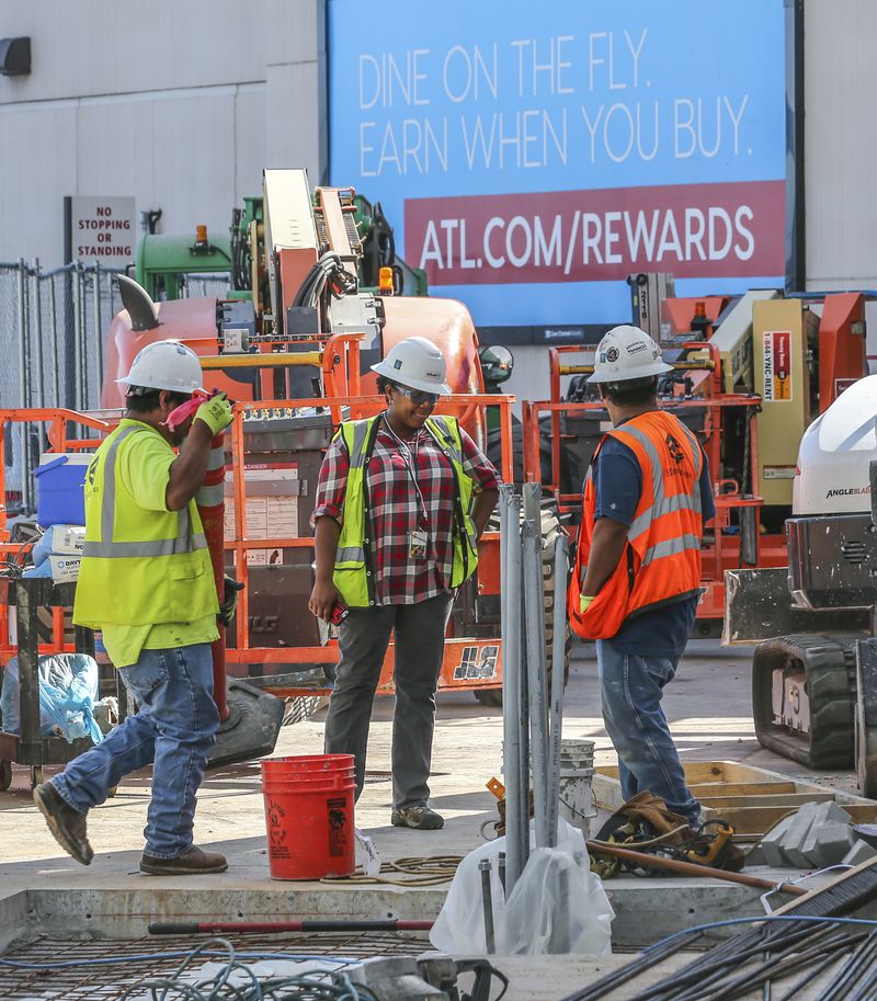 Work continued on the North Terminal on Tuesday, Sept. 24, 2019 at Hartsfield-Jackson International Airport. For generations, Atlanta’s minority contracting programs have attracted African-American businesses from around the country and served as the basis of claims that this where blacks enjoy unparalleled opportunity. The success of those businesses, growing a substantial black upper class and a minority entrepreneurial spirit that was recognized around the country, helped the city earn its reputation as the ‚”Black Mecca.‚”But lately, those same programs have also drawn criticism for continually rewarding an elite and well-connected group of City Hall insiders. And now a guilty plea in federal court last week by the official who oversaw minority contracting has sparked fears that the city’s reputation has been irrevocably tainted and that calls for reform may end minority access to those lucrative municipal contracts. JOHN SPINK/JSPINK@AJC.COM