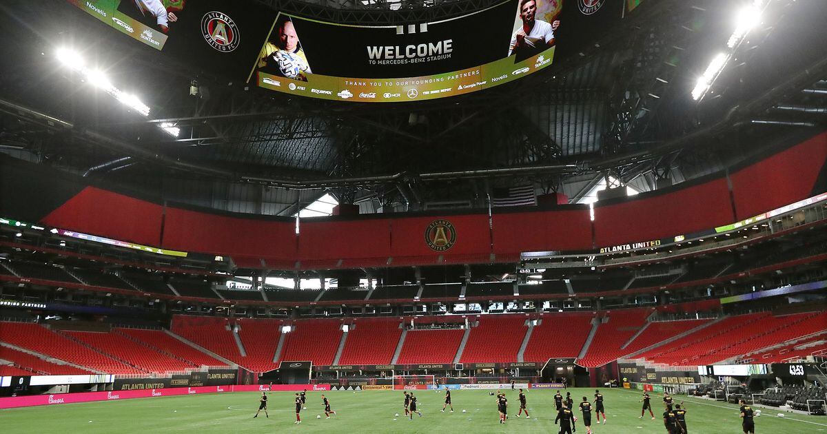 Mercedes-Benz Stadium on X: The Halo Board never disappoints 