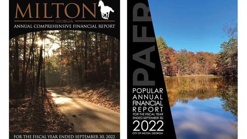 Milton recently released two comprehensive financial reports making it easy for citizens to understand the city’s annual budgets. (Courtesy City of Milton)