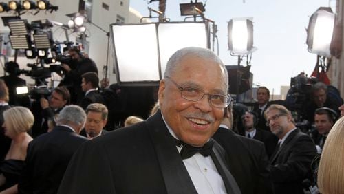 FILE - James Earl Jones arrives before the 84th Academy Awards on Sunday, Feb. 26, 2012, in the Hollywood section of Los Angeles. Jones, who overcame racial prejudice and a severe stutter to become a celebrated icon of stage and screen has died at age 93. His agent, Barry McPherson, confirmed Jones died Monday morning, Sept. 9, 2024, at home. (AP Photo/Chris Carlson, File)