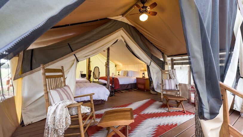 Go glamping at Lake Wales Westgate River Ranch.