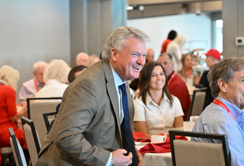 U.S. Rep. Mike Collins, R-Jackson, is a guest today on the "Politically Georgia" show. He is pictured with Georgians attending the Republican National Convention. 