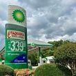 BP station on Chamblee Dunwoody Road in Dunwoody, a few days ago. The average price of a gallon Tuesday was $3.34. (J. Scott Trubey/The Atlanta Journal-Constitution/TNS)