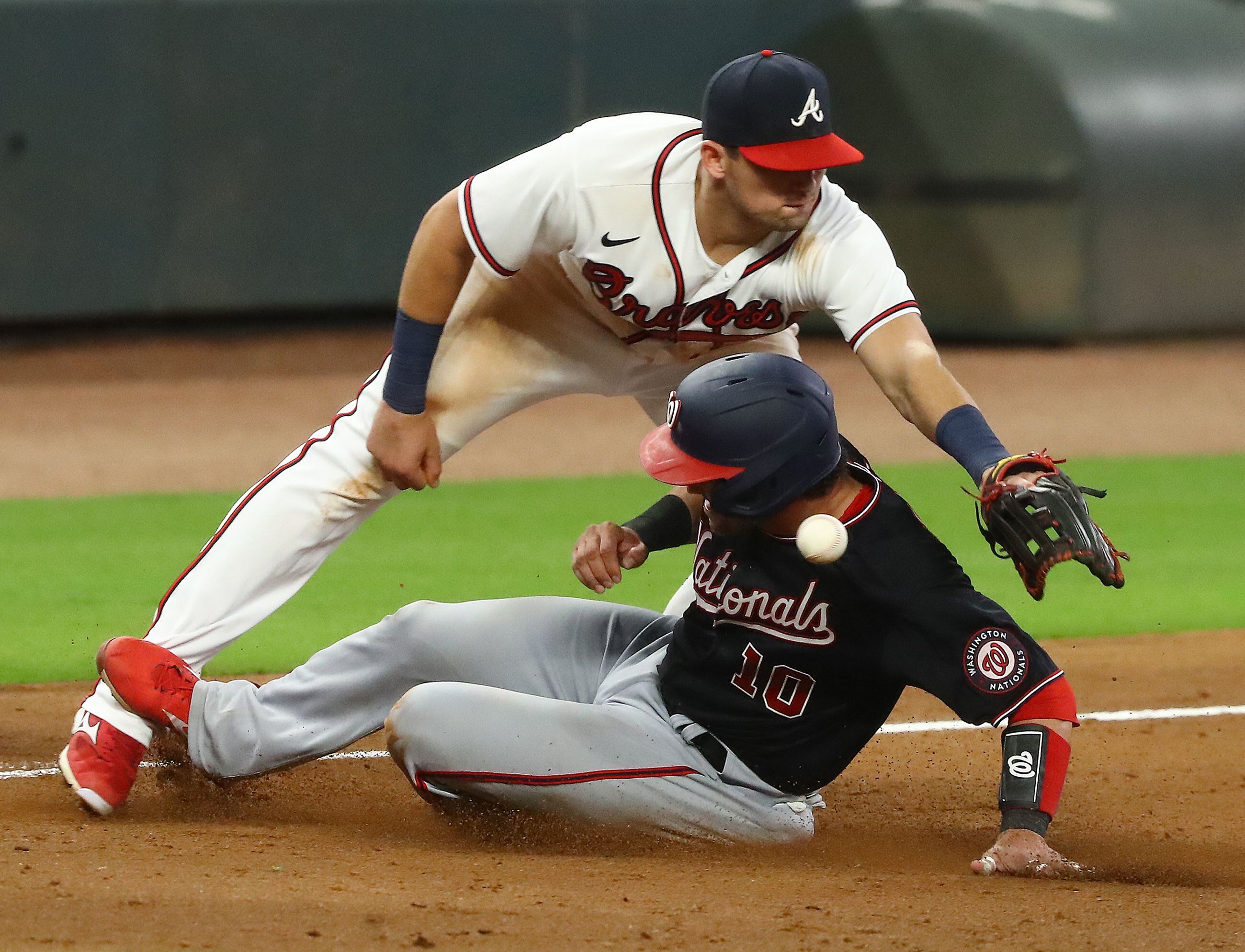 Cristian Pache draws start in center field, flashes arm in A's debut