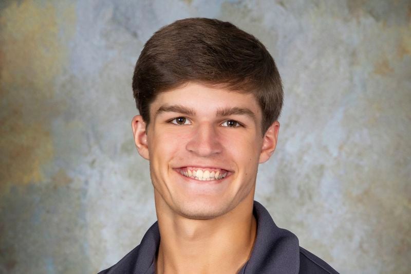 This undated yearbook photo provided by Total Image shows Caden Tellier, a 16-year-old quarterback at Morgan Academy in Selma, Ala., who died Saturday, Aug. 24, 2024, after being critically injured during a football game the night before. (Total Image via AP)