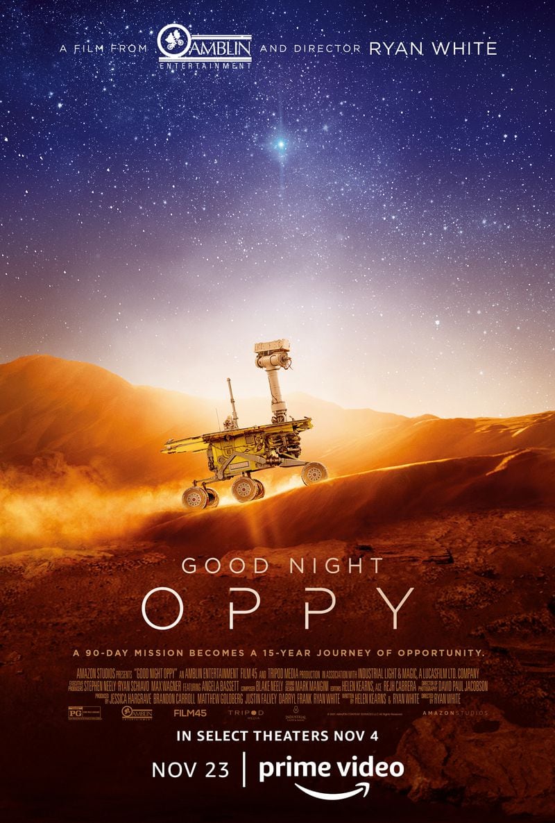 "Good Night Oppy" won the Critics Choice Award for Best Documentary last week and is being mentioned as a potential Oscar nominee.