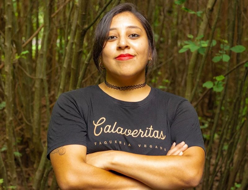 Mayra Peralta of vegan Mexican pop-up Calaveritas. / Courtesy of Calaveritas