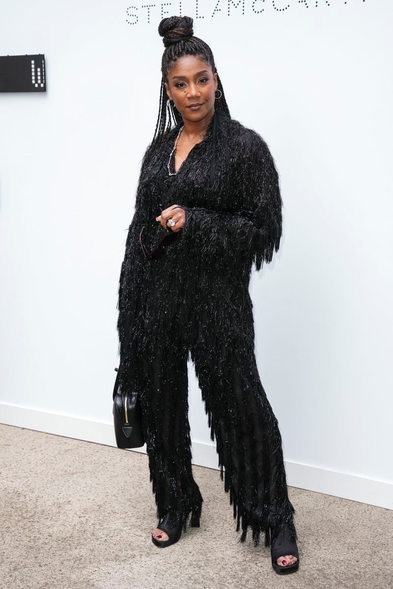 Tiffany Haddish attends the Stella McCartney Spring/Summer 2025 collection presented Monday, Sept. 30, 2024, in Paris. (Photo by Scott A Garfitt/Invision/AP)