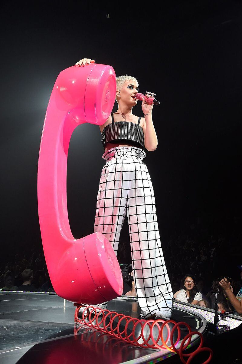  Katy Perry will bring lots of color and oversized props to her show at Philips Arena on Dec. 12. Photo: Kevin Mazur