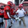 Georgia coach Kirby Smart after last weekend's win over Auburn: “I thought there was a lack of affecting the game crowd-noise wise, passion and energy. Hey, it was hot, but our guys have full pads on and helmets and they’re pushing. We’re trying to have a home-field advantage like we’ve (dealt with) when we’ve played teams and I can’t get crowd noise? That’s just frustrating.”