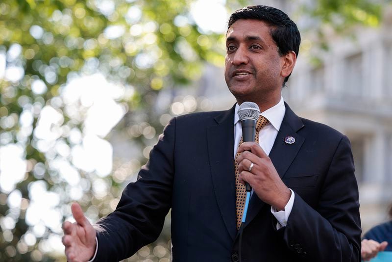 U.S. Rep. Ro Khanna, a California Democrat, is a guest today on the "Politically Georgia" show.