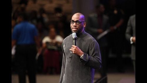 Jamal Bryant, pastor of New Birth Missionary Baptist Church in DeKalb County