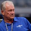 George Brett, Kansas City Royals Hall of Fame infielder and vice president of baseball operations, watches the team work out ahead of an American League Division series baseball game against the New York Yankees, Friday, Oct. 4, 2024, in New York. (AP Photo/Frank Franklin II)