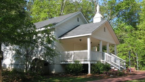 Johns Creek recently approved a resolution to remove restrictions on certain types of special events and restrictive permitting for alcohol service at Autrey Mill. Shown here is the Old Warsaw Church. COURTESY AUTREY MILL