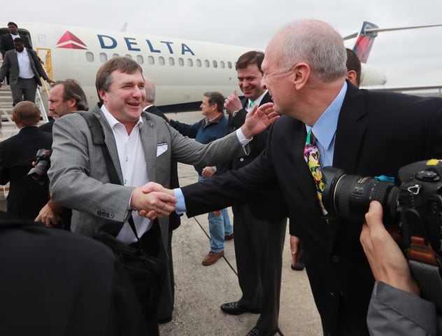 Photos: Bulldogs arrive at the Sugar Bowl