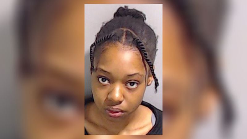 Laneisha Henderson was being held Friday at the Fulton County Jail.