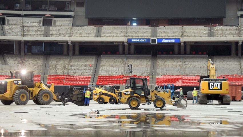 Demolition of Georgia Dome begins