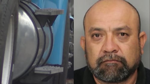 Roqulio Garcia is accused of trafficking liquid methamphetamine from Mexico to Cobb County inside a semi truck's gas tank.