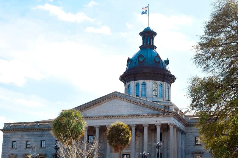 FILE - The South Carolina Statehouse is pictured Jan. 17, 2021, in Columbia, S.C. The state will hold runoff elections on Tuesday, June 25, 2024, to decide a handful of races where no candidate received a vote majority in the primary held just two weeks earlier. (AP Photo/Meg Kinnard, File)