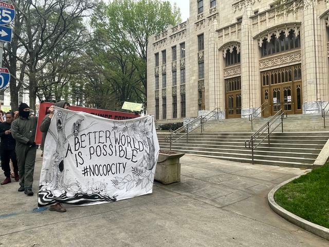 Protest at Atlanta City Hall