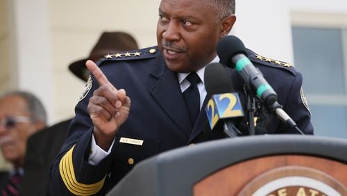 Former Atlanta police Chief George Turner will become the new head of security for the Atlanta Hawks.  BOB ANDRES  / BANDRES@AJC.COM