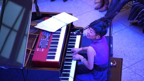 For Atlanta-based pianist and composer, Madoka Oshima, the mere act of playing brings on the flow state. (Photo by Mitchell Gant)