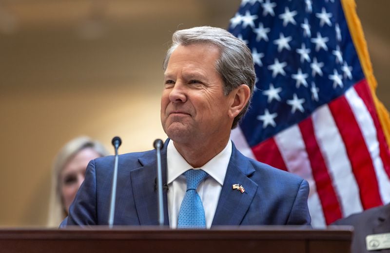 Gov. Brian Kemp has said he will support former President Donald Trump in the November election.