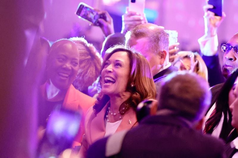 Vice President Kamala Harris's visit to Georgia on Tuesday is part of an opening 2024 campaign swing that aims to energize Black voters who helped fuel the 2020 victory of Joe Biden for president. AJC/Natrice Miller.
