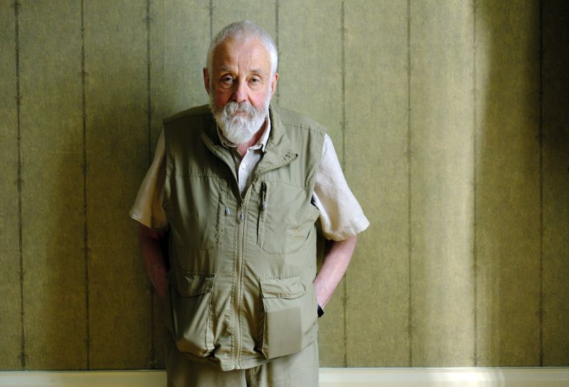 Mike Leigh, writer/director of the film "Hard Truths," poses for a portrait during the Toronto International Film Festival, Saturday, Sept. 7, 2024, in Toronto. (AP Photo/Chris Pizzello)