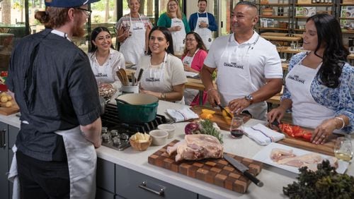 Sharpen your culinary skills with a hands-on class at the Fischer & Wieser Culinary Adventure Cooking School in Fredericksburg, Texas.
Credit: Visit Fredericksburg