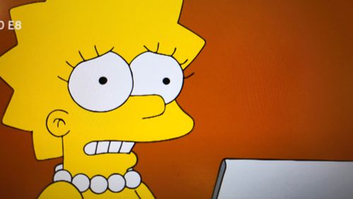 Lisa Simpson clearly enjoys recapping TV shows a lot less than I do.