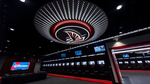 General overall view of the new construction spaces at Atlanta Falcons Training Facility in Flowery Branch, Georgia, on Tuesday, July 23, 2024. (Photo by Shanna Lockwood/Atlanta Falcons)