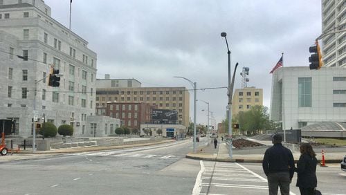 Construction on the viaduct at Ted Turner Drive will be ongoing into 2021. CONTRIBUTED