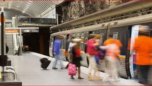 MARTA's State of Good Repair Work will impact red and gold line service between Lindbergh Center, Buckhead, and Lenox Stations Feb. 16 through 22. CONTRIBUTED