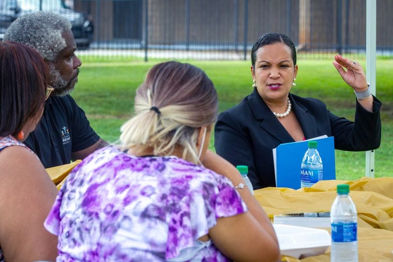 DeKalb County School Superintendent Cheryl Watson-Harris has been head of the district for nearly two years. STEVE SCHAEFER FOR ATLANTA JOURNAL-CONSTITUTION