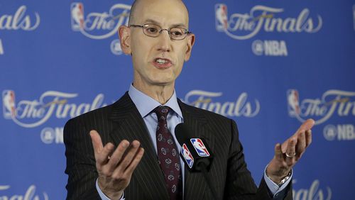 NBA commissioner Adam Silver. (AP Photo/Jeff Chiu, File)