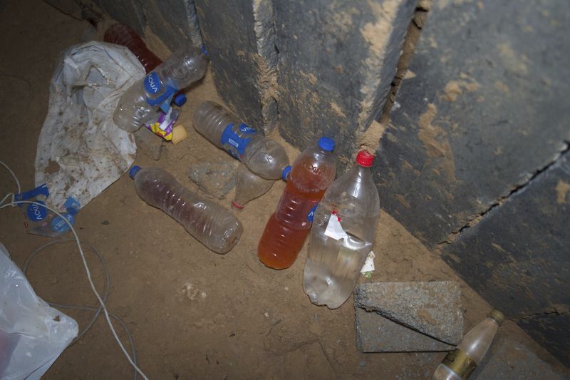 This undated photo released by the Israel Defense Forces shows the Gaza tunnel where it says six Israeli hostages were recently killed by Hamas militants. (Israeli Army via AP)