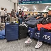 As of Monday morning, Atlanta-based Delta has canceled more than 5,000 Delta and Delta Connection flights since the initial global technology outage early Friday morning.  -- Text by Kelly Yamanouchi/AJC. Photos by John Spink/AJC.