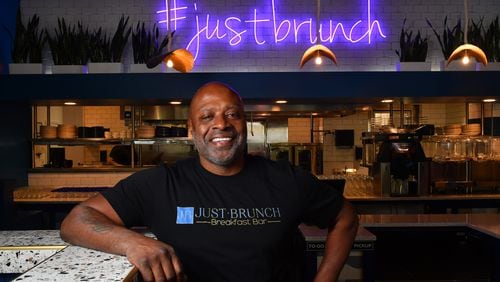 Keith Kash, owner and chef of Just Brunch in Duluth, strives to combine the elegance of a steakhouse with a menu of brunch favorites at his new restaurant. (CHRIS HUNT FOR THE ATLANTA JOURNAL-CONSTITUTION)