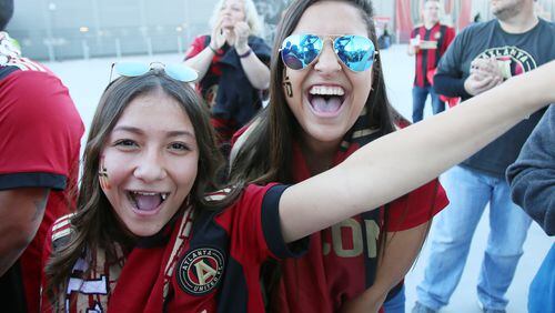 Atlanta United fans are ready for the match.