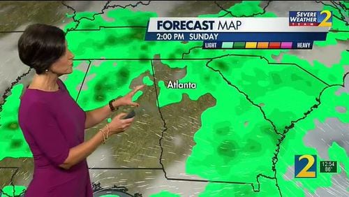 A rainy weekend is in store with cooler temperatures on its heels.