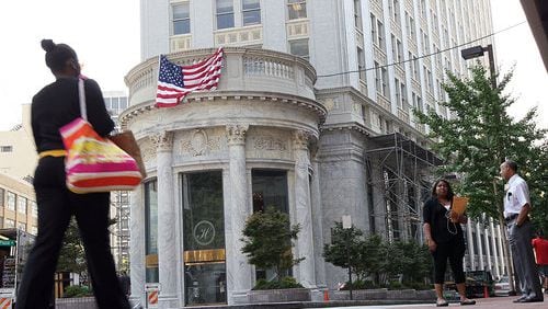 The Hurt Building in downtown Atlanta served as the fictional offices of TV attorney "Matlock" during the series' 1986-1995 run.